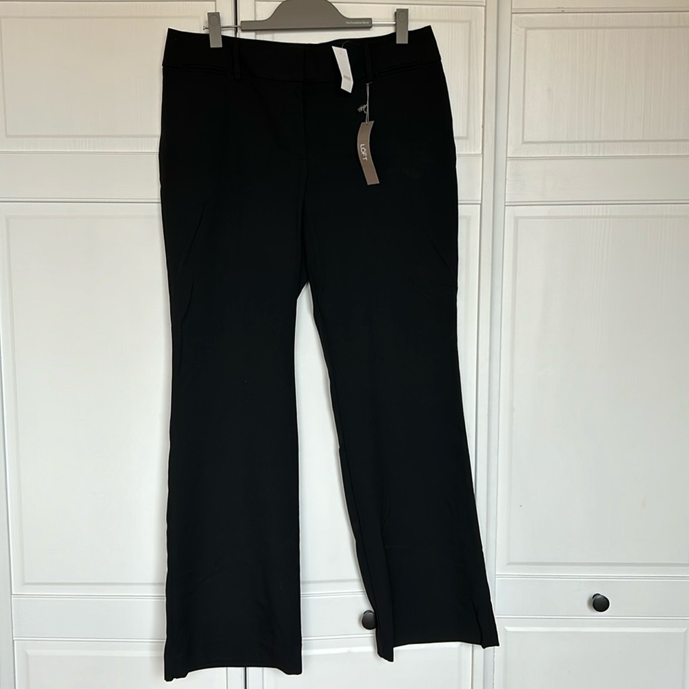 Black LOFT trousers